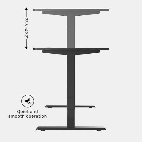 Maidesite Pro Series 48 Inch Height Adjustable Elctric Standing Desk Elite Edition